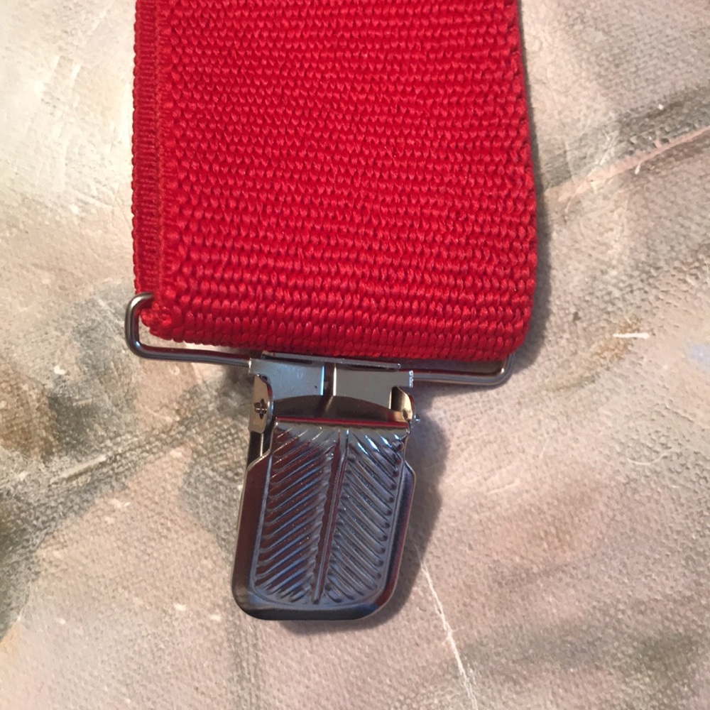 Red Stretchable Suspender - image 2